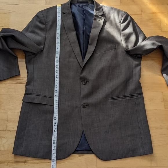 Matinique George F brown blazer suit jacket size 46 - Picture 4 of 14